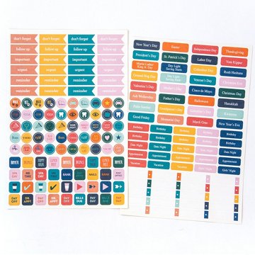 Top Flight It Starts Today 12-Month Undated Spiral Planner, 9" x 7"