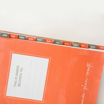 Top Flight It Starts Today 12-Month Undated Spiral Planner, 9" x 7"