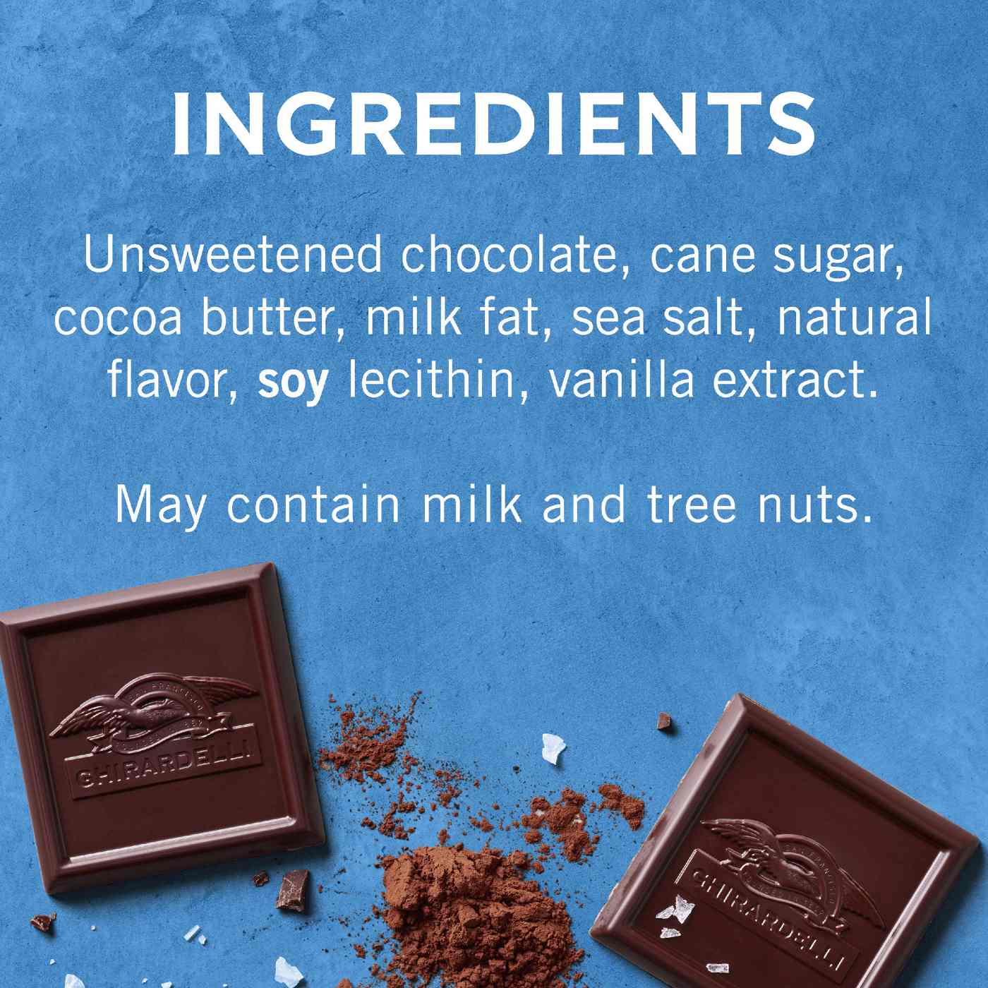 Ghirardelli Intense Sea Salt Dark Chocolate Bar with 60% Cacao; image 5 of 7