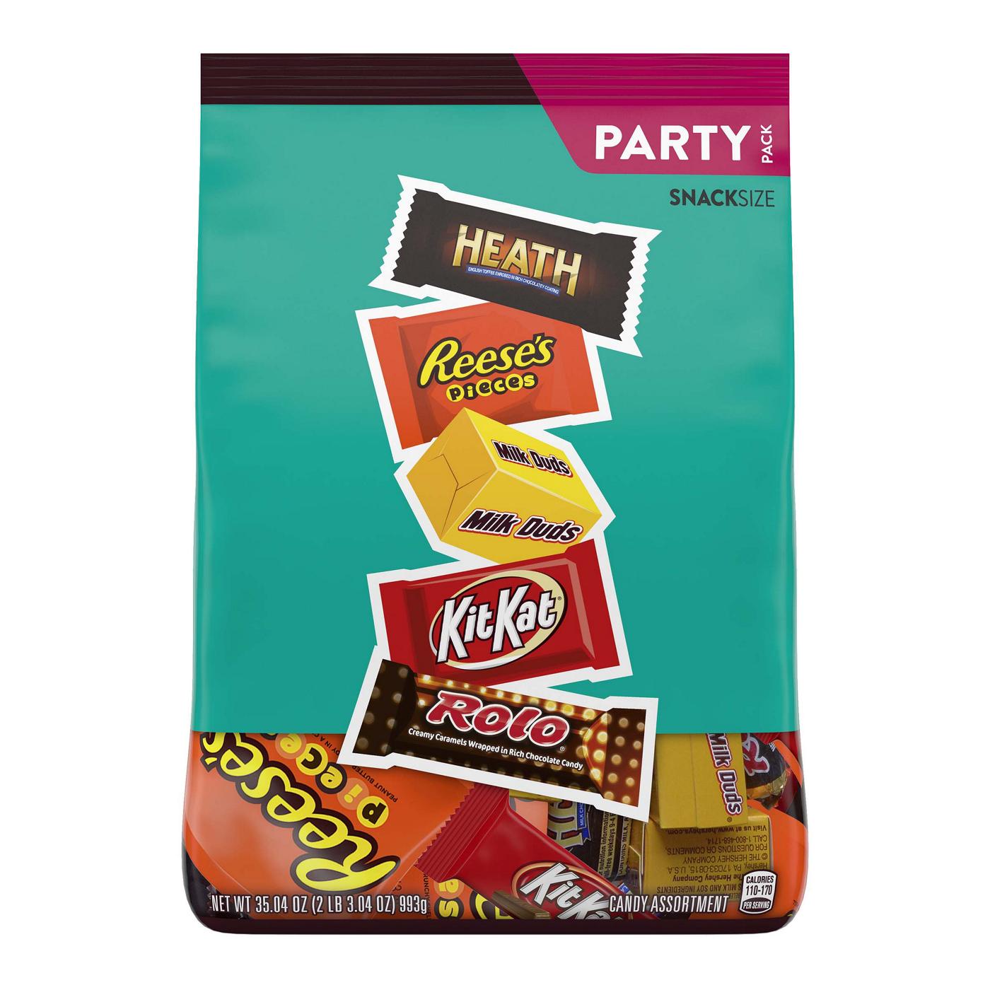Reese's, Kit Kat, Heath, Milk Duds, & Rolo Assorted Snack Size Candy - Party Pack; image 1 of 2