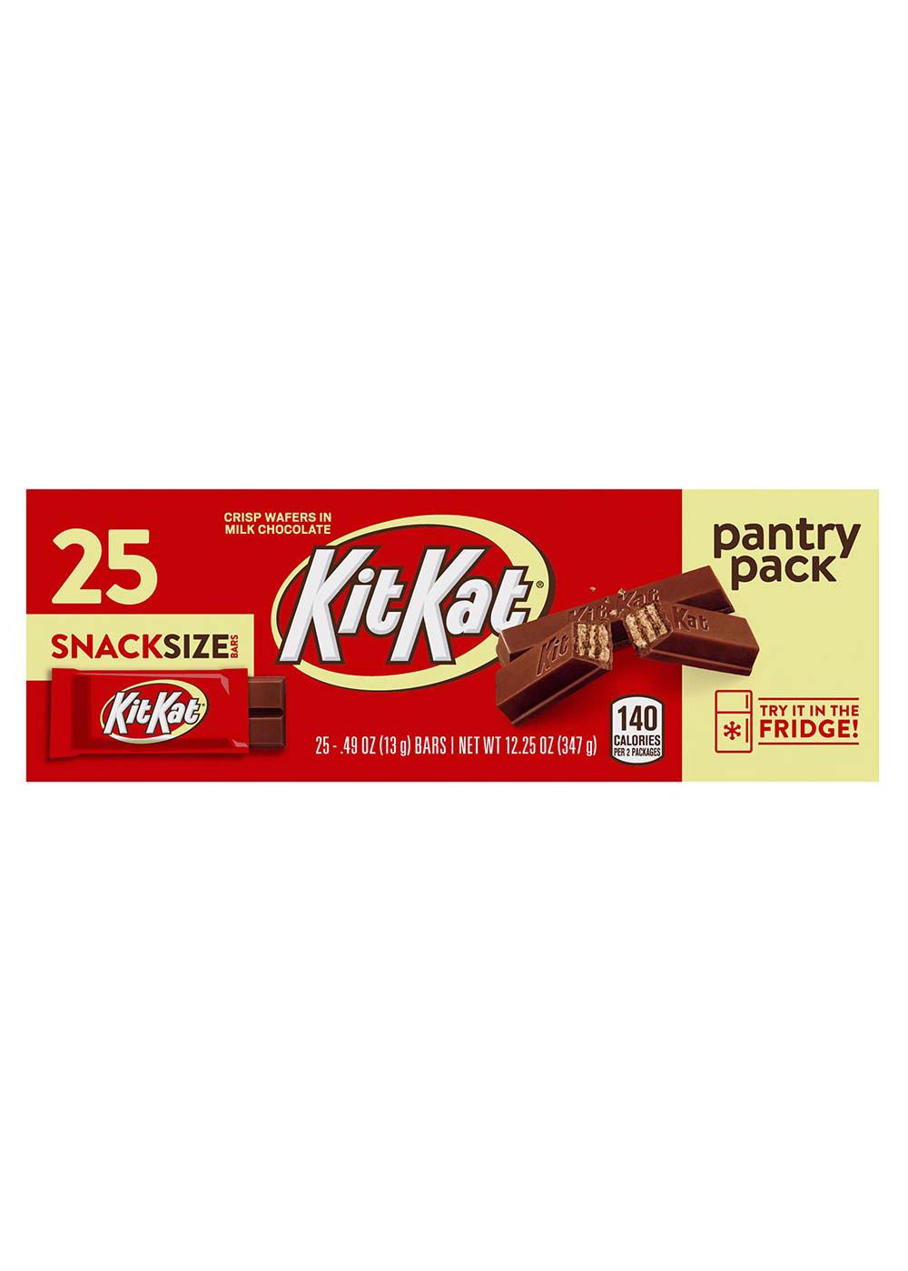 KIT KAT® Milk Chocolate Snack Size Wafer Candy, Individually Wrapped, 0.49  oz, Bars (5 Count), Bars