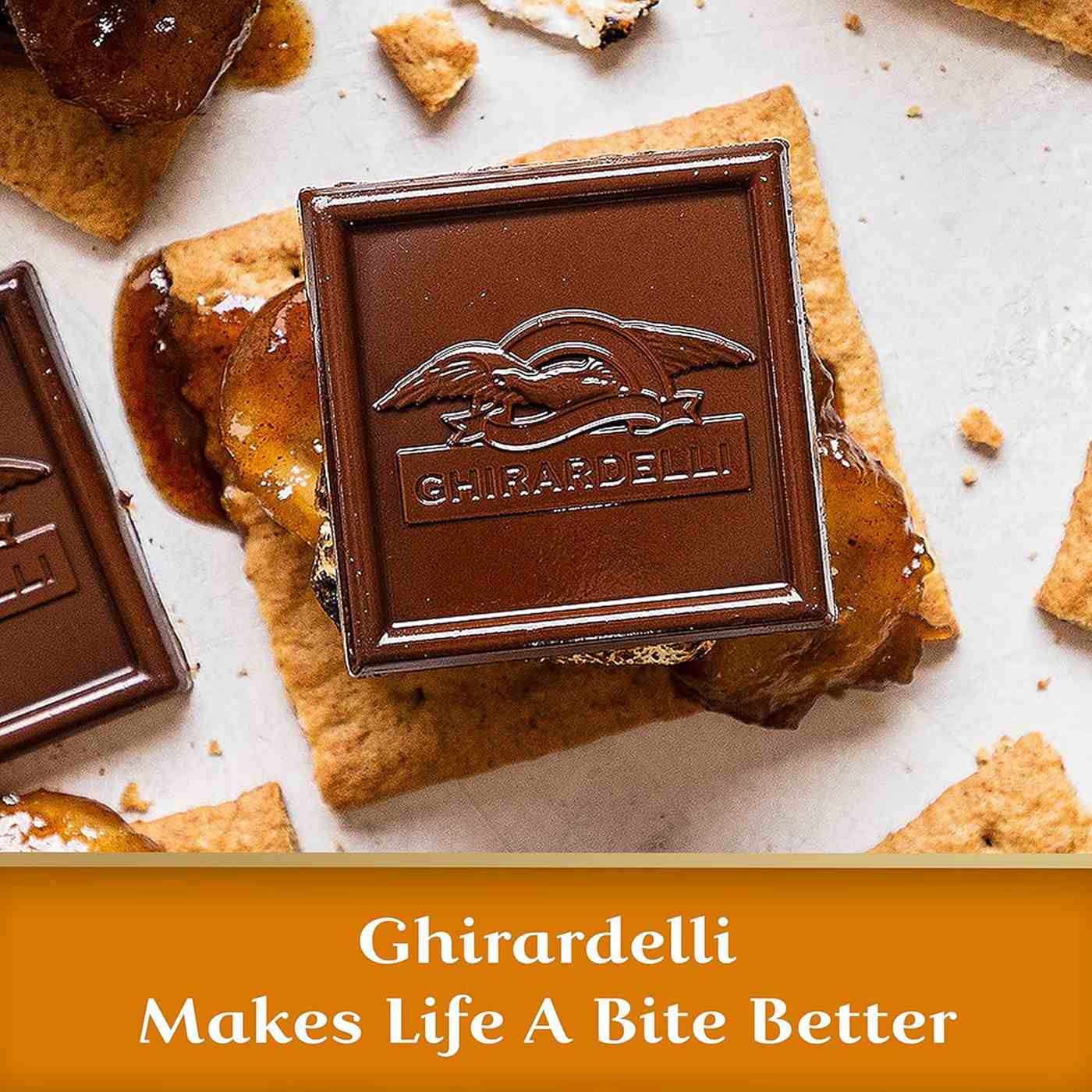 Ghirardelli Milk Chocolate Caramel Squares; image 4 of 4