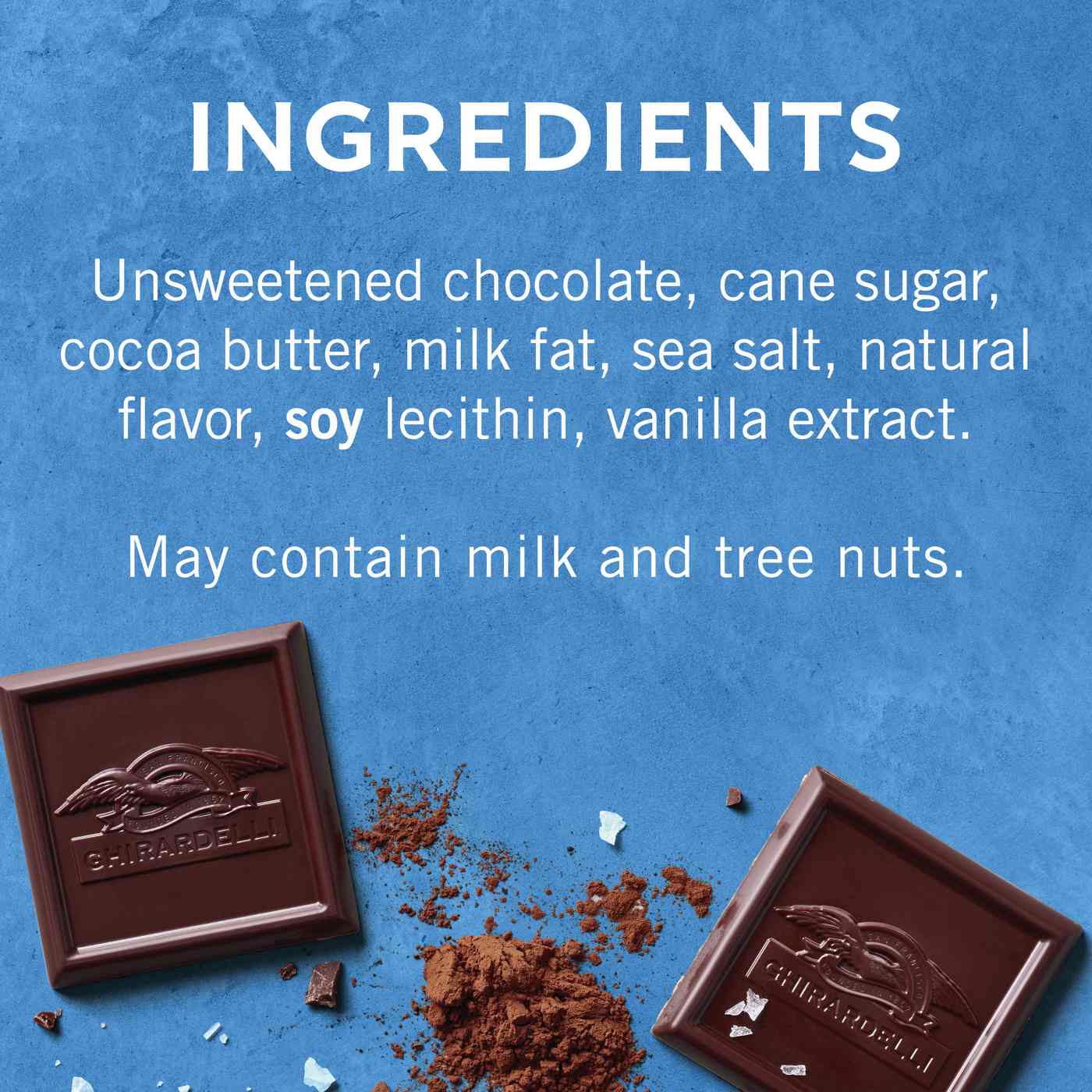 Ghirardelli Intense Dark Sea Salt Dark Chocolate Squares with 60% Cacao; image 3 of 7