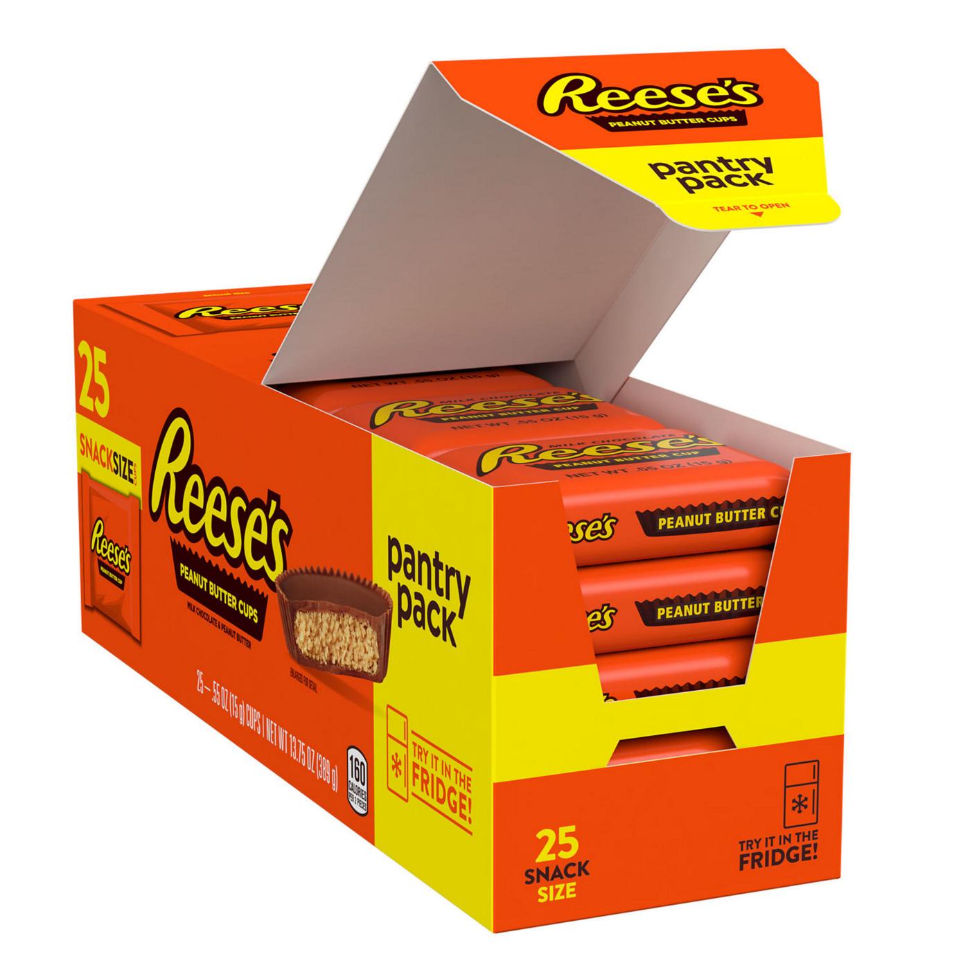 Reese's Milk Chocolate & Peanut Butter Snack Size Cups - Pantry Pack; image 2 of 5