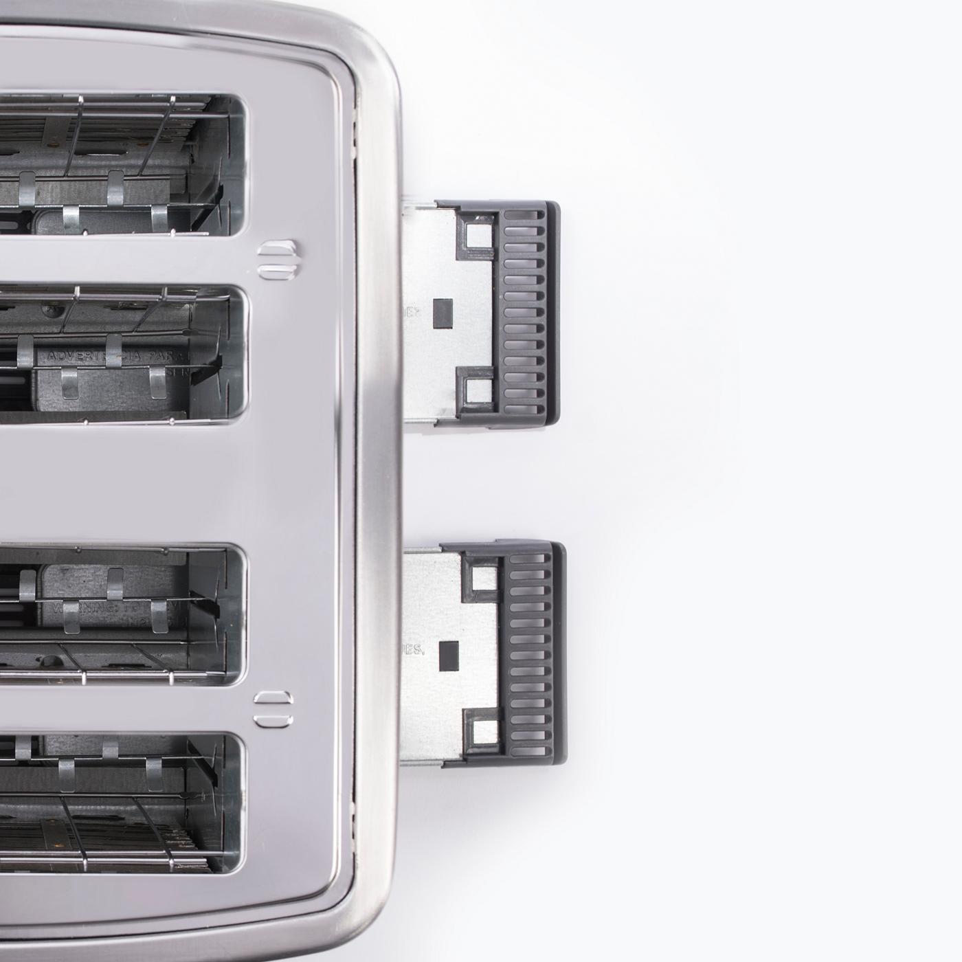 Crux Stainless Steel 4 Slice Toaster Shop Toasters at HEB