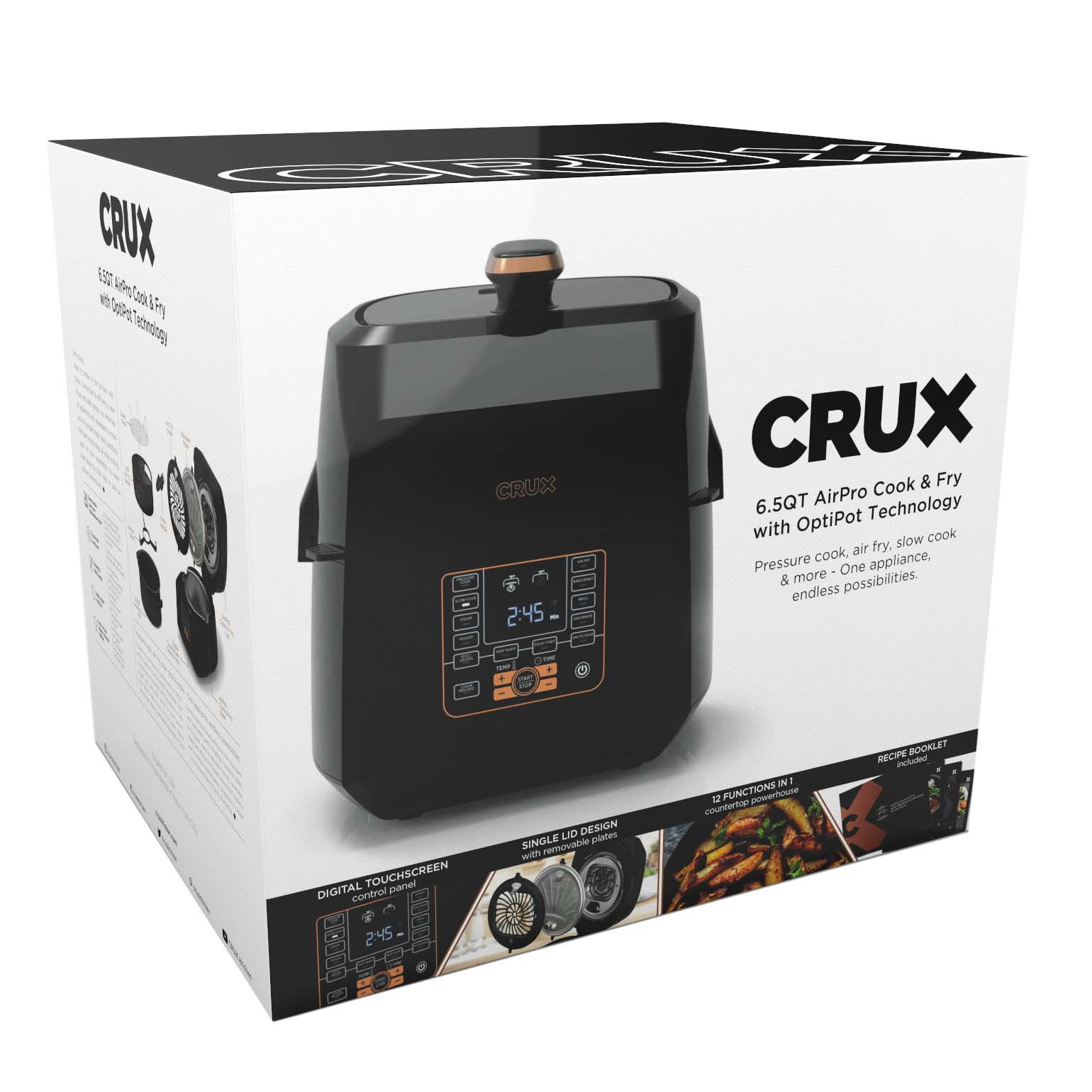 Crux Black Digital Convection Air Fryer - Shop Cookers & Roasters at H-E-B