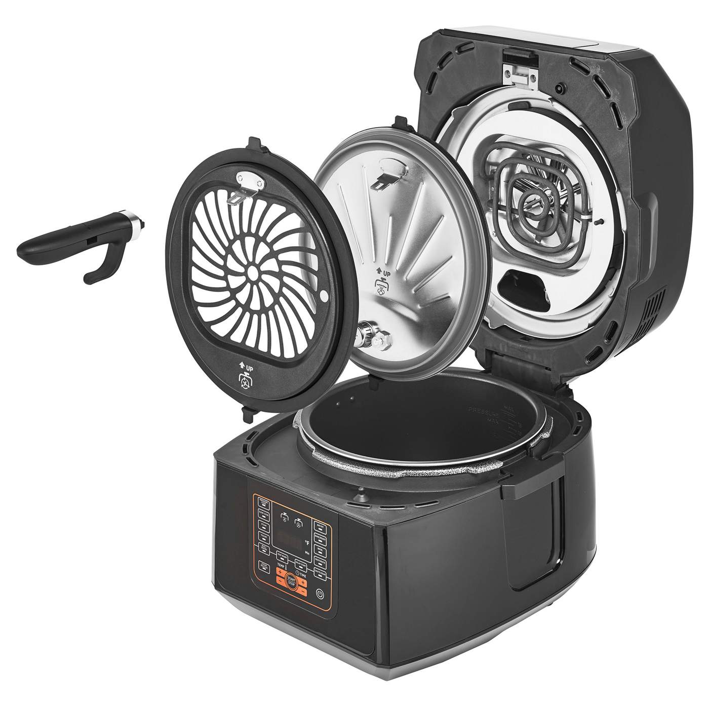 Crux Black Airpro Cook & Fryer; image 9 of 9