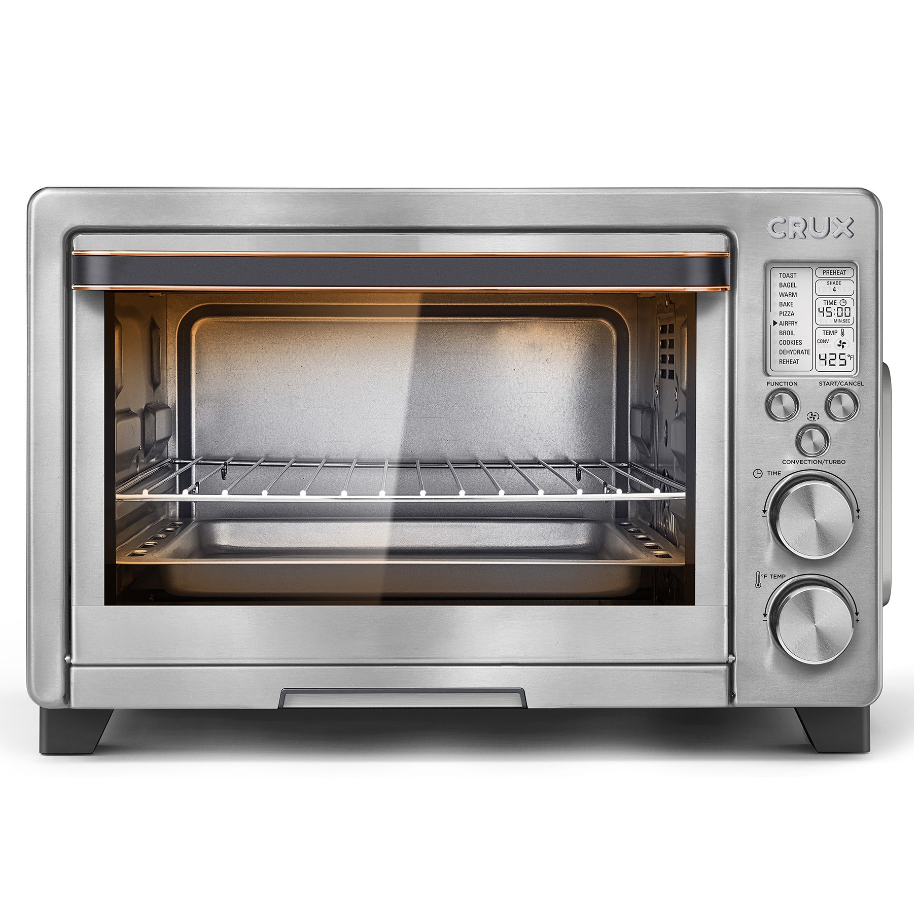 Large Digital Air Fryer Toaster Oven (Stainless Steel)