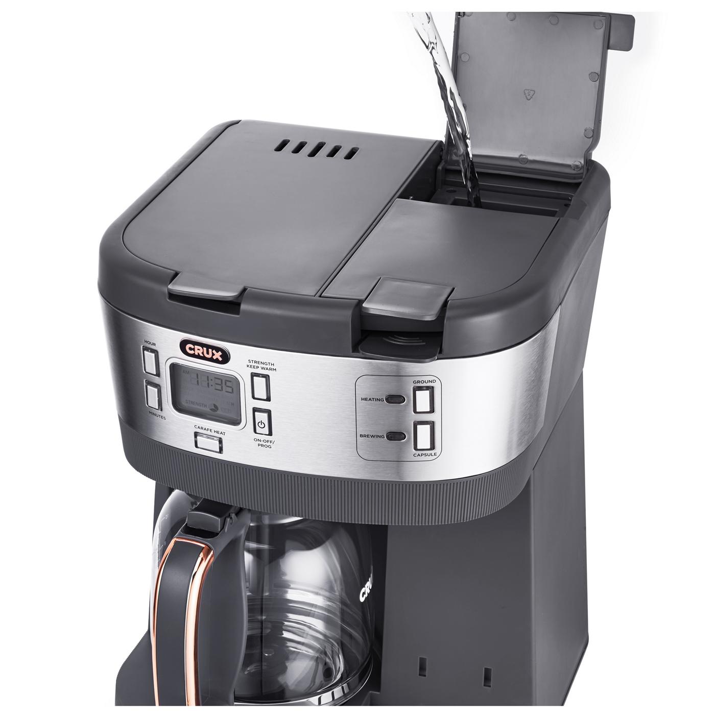 Crux Combination Coffee Machine with Self Cleaning Option