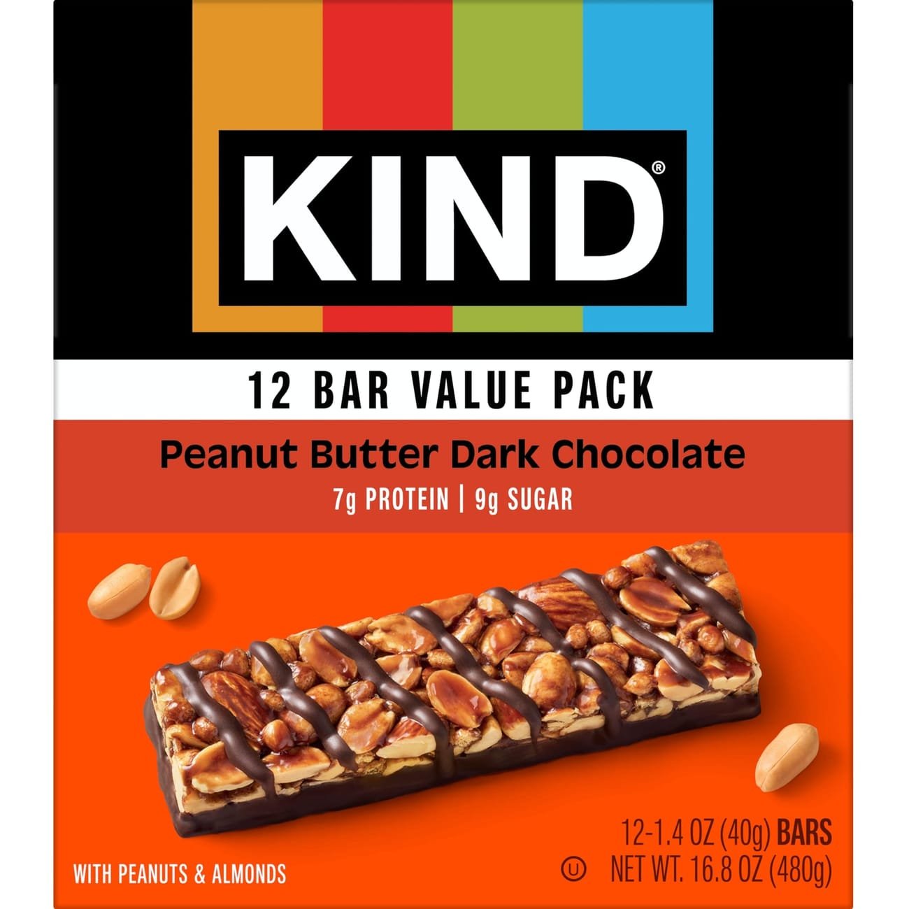 Kind Peanut Butter Dark Chocolate Bars Shop Granola & snack bars at HEB