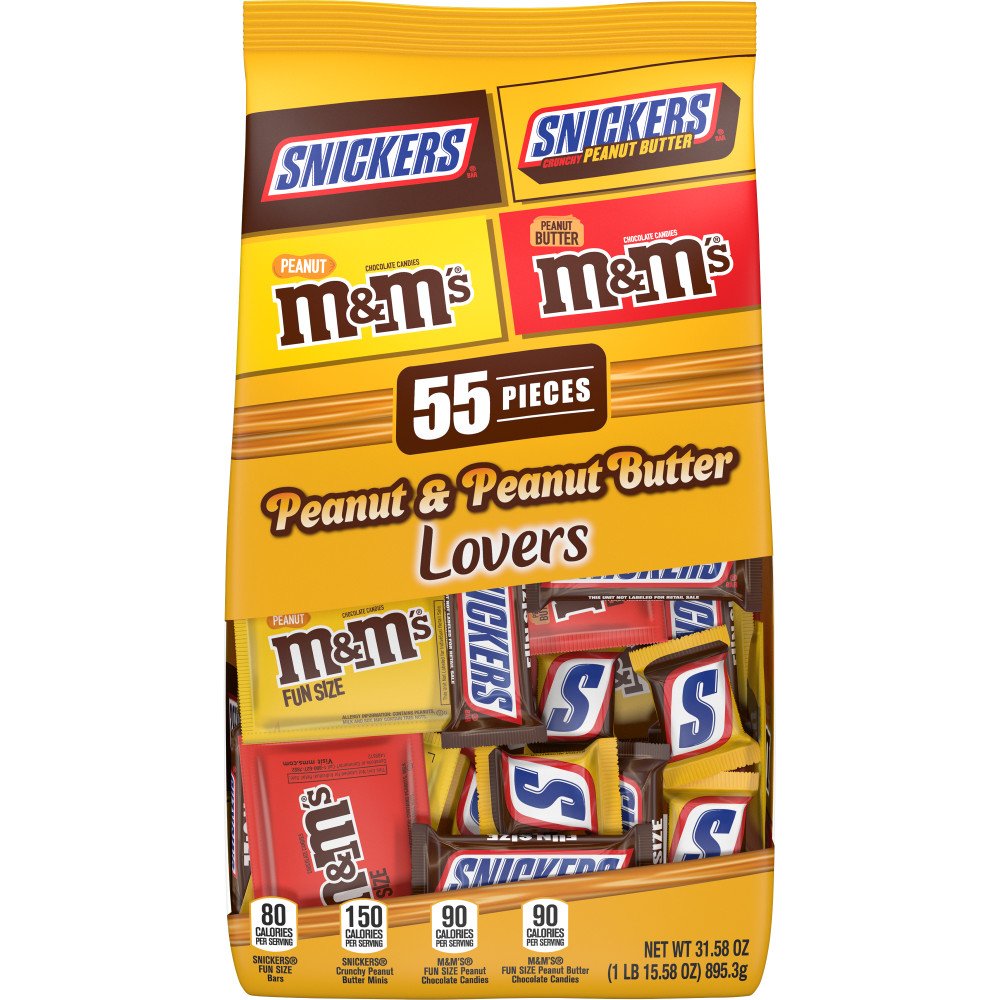 M&M'S Peanut Milk Chocolate Fun Size Candy Packs - Shop Candy at H-E-B