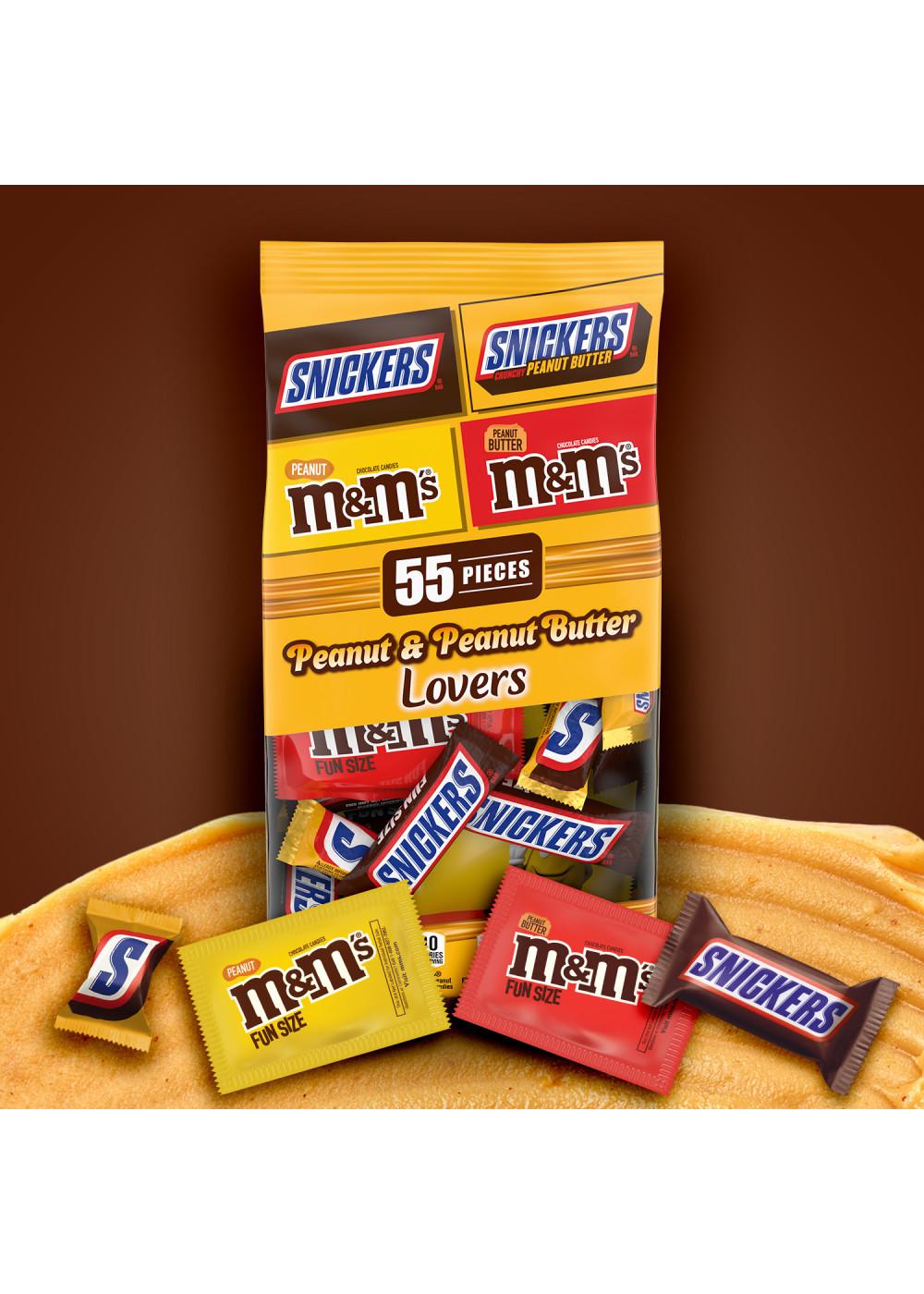 M&M'S & Snickers Peanut & Peanut Butter Lovers Fun Size Halloween