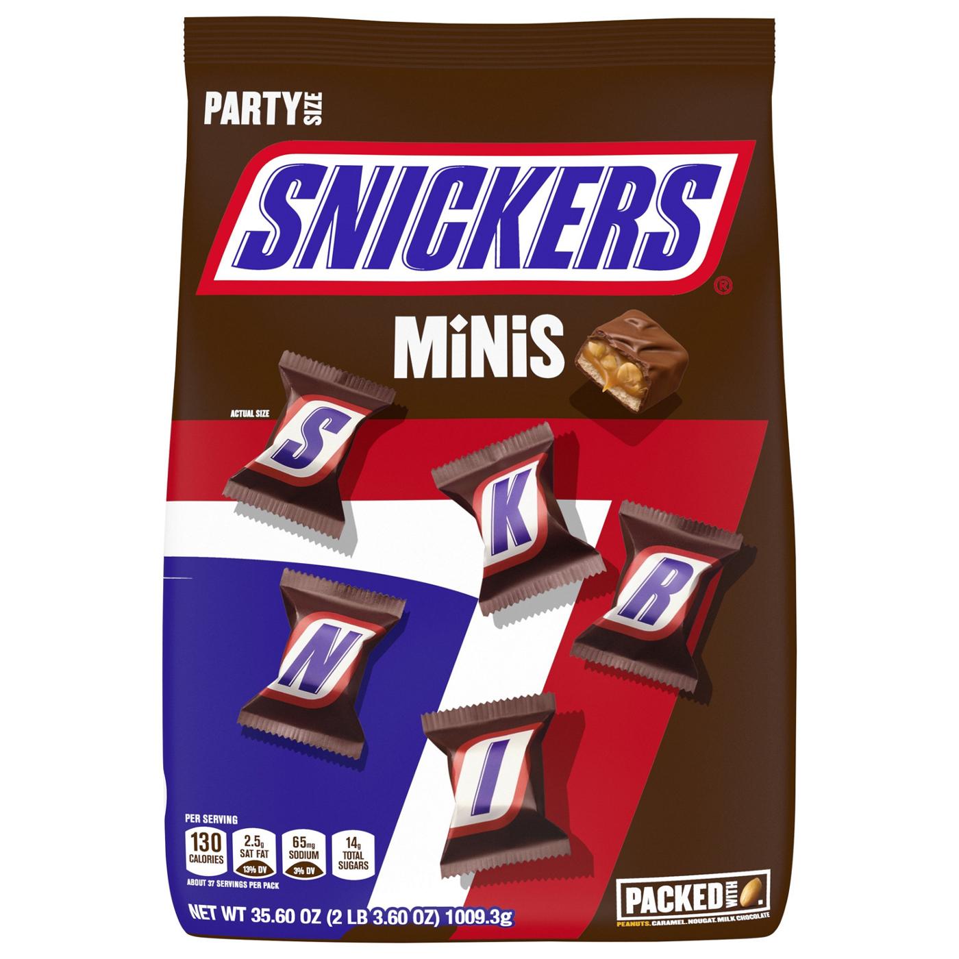Snickers Minis Chocolate Candy Bars - Party Size; image 1 of 3