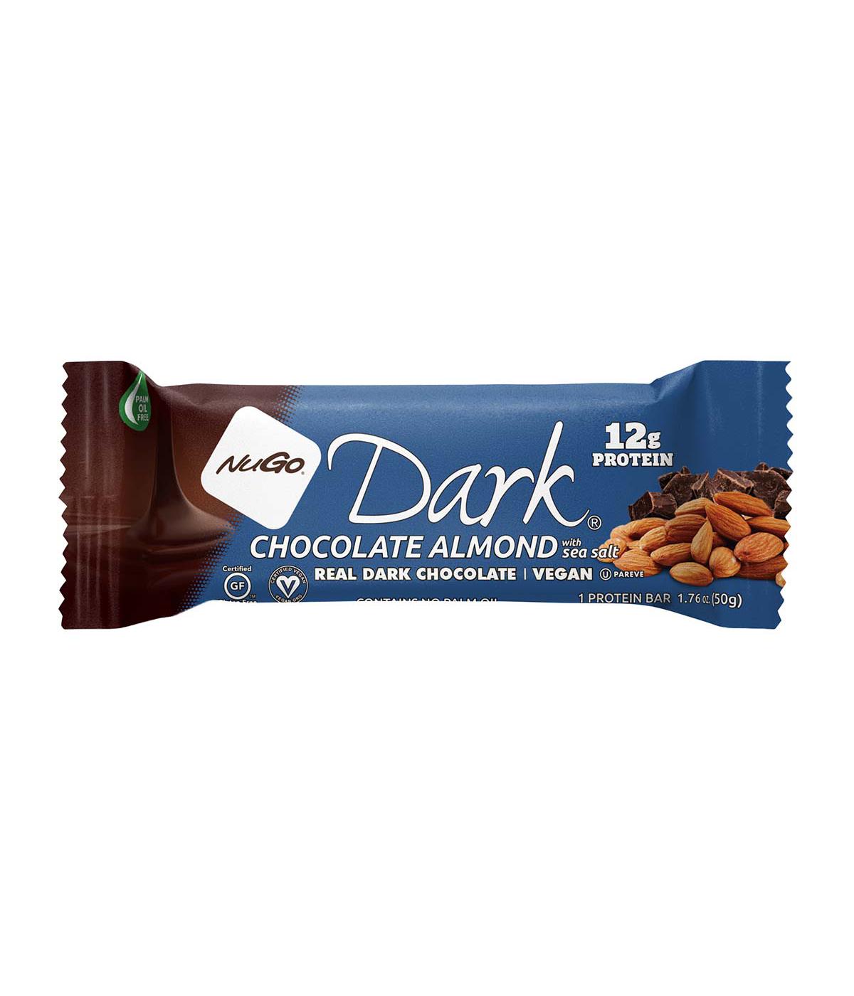 NuGo Dark 12g Protein Bar - Chocolate Almond; image 1 of 5