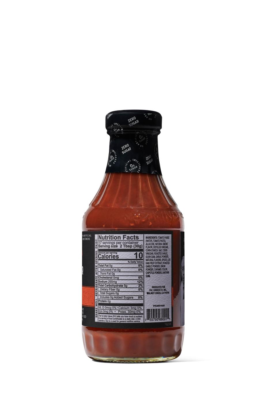 Kinder's Zero Sugar Original BBQ Sauce; image 3 of 3