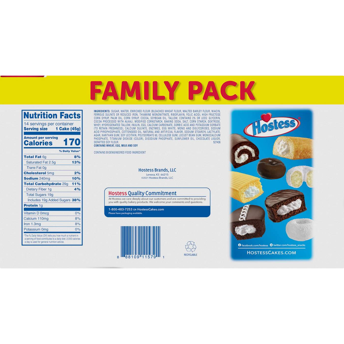Hostess Chocolate Cupcakes - Family Pack; image 3 of 4