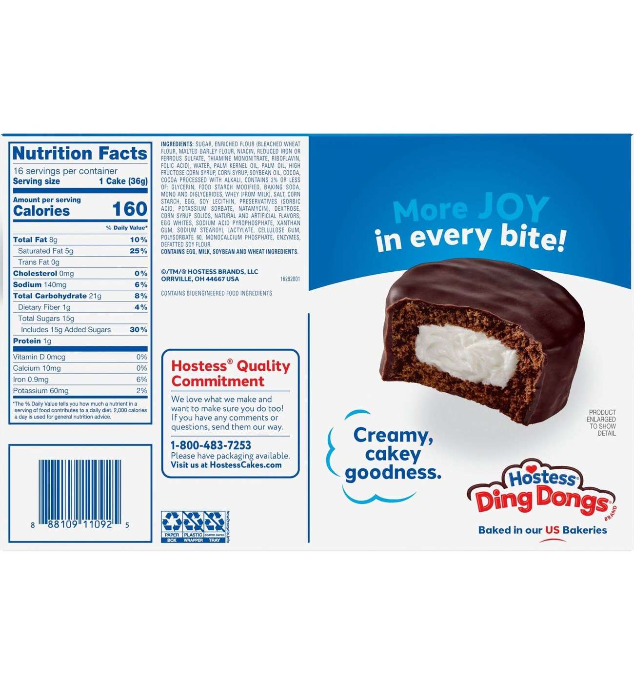 Hostess Ding Dongs Chocolate Snack Cakes - Family Pack; image 3 of 7