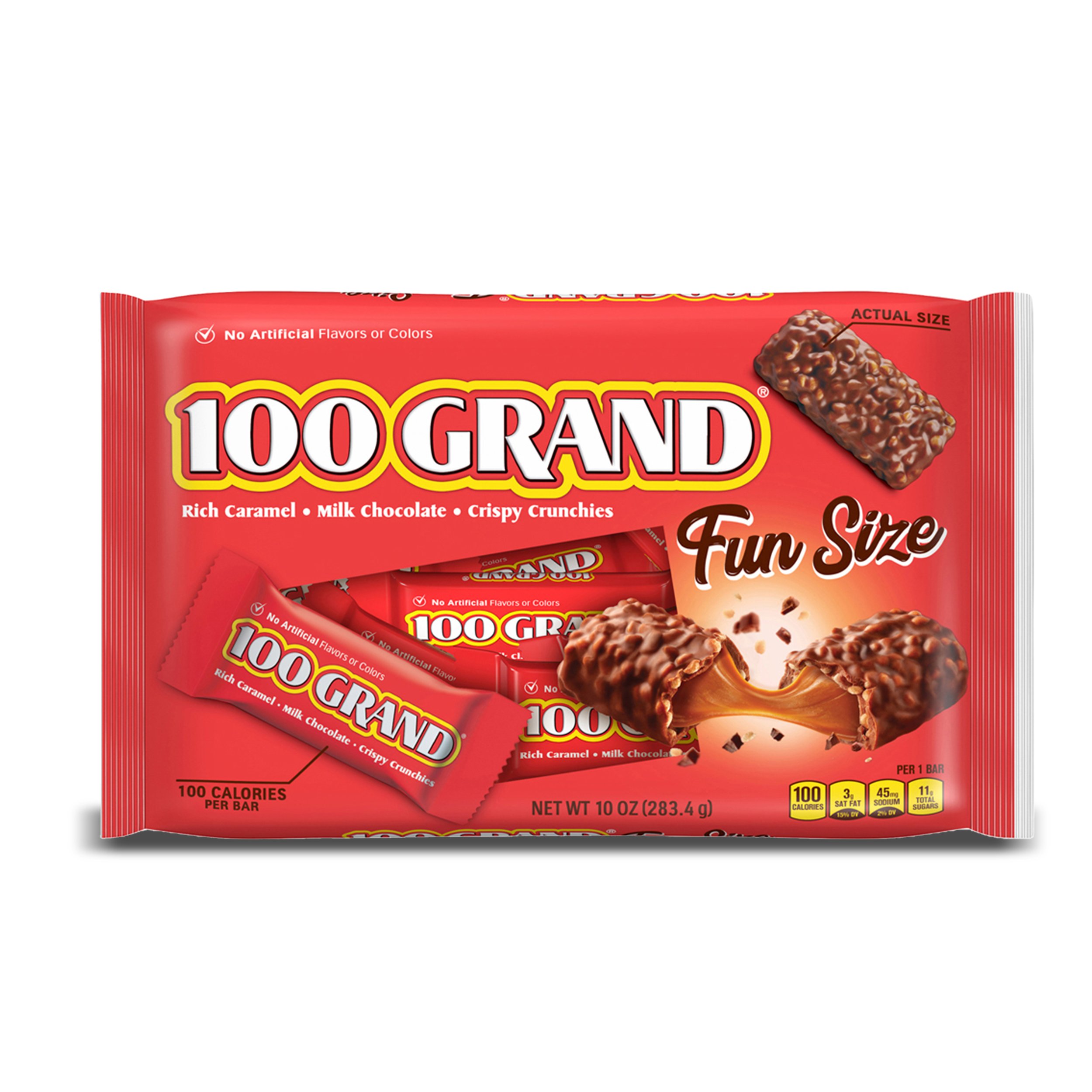 100 Grand Fun Size Candy Bars Shop Candy At H E B