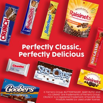 100 Grand Chocolate Fun Size Candy Bars, 10 oz