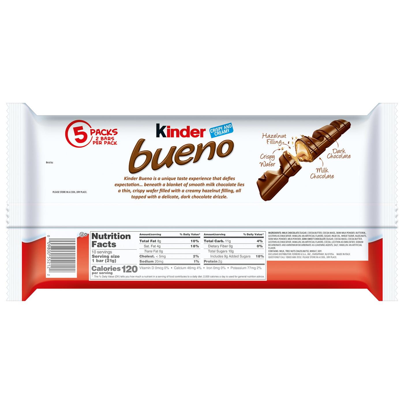 Kinder Buneo Crispy Creamy Chocolate Bars; image 4 of 7