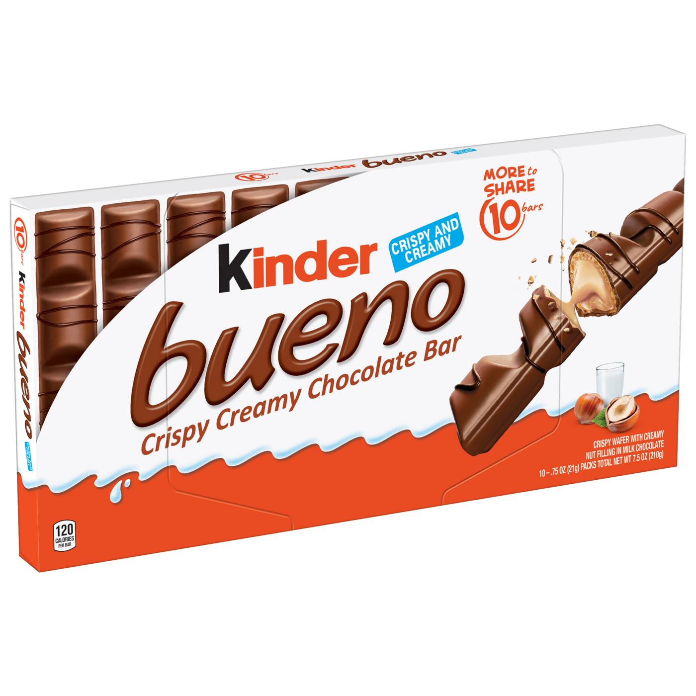 Kinder Bueno Crispy Creamy Chocolate Bars; image 1 of 9