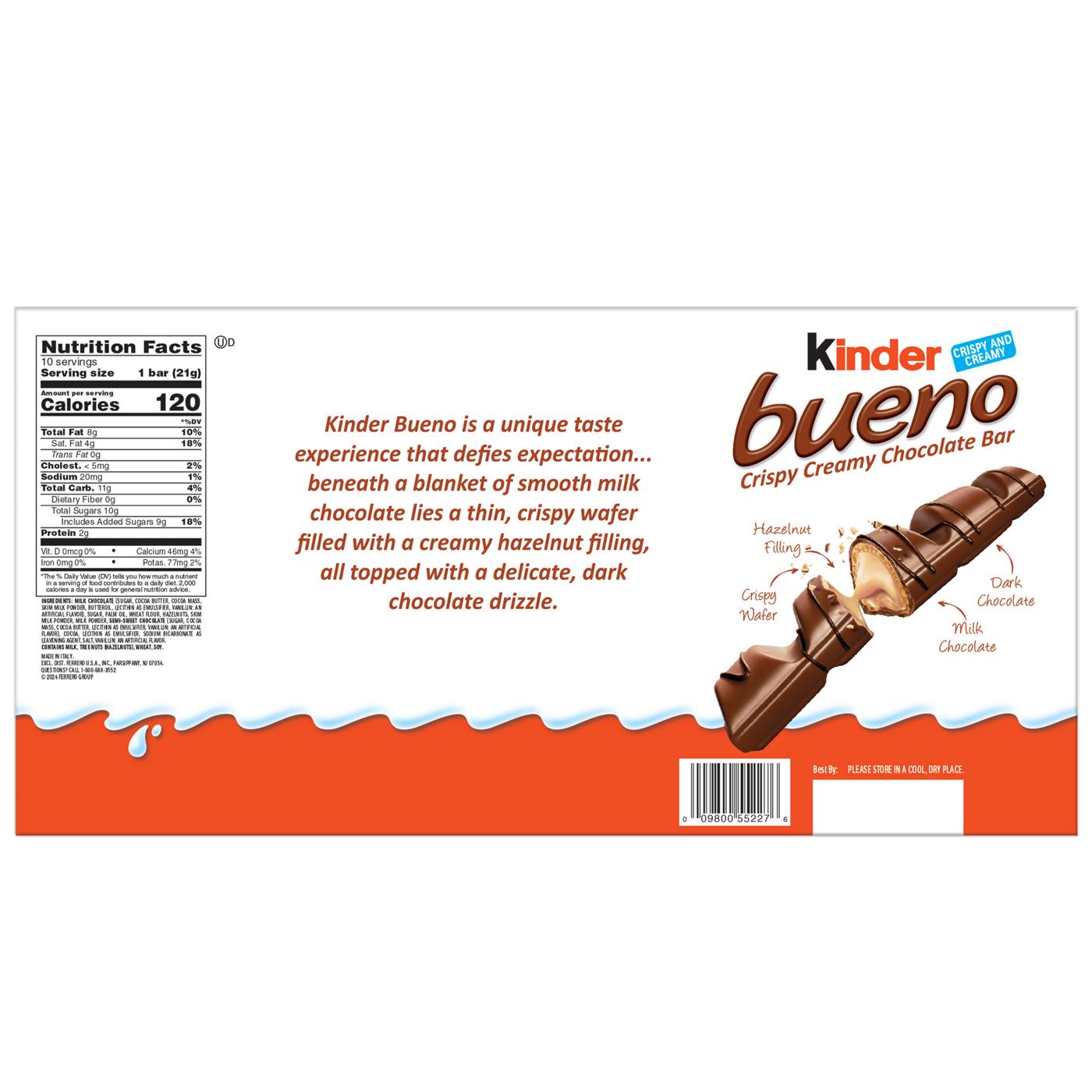 Kinder Bueno Crispy Creamy Chocolate Bars; image 5 of 9