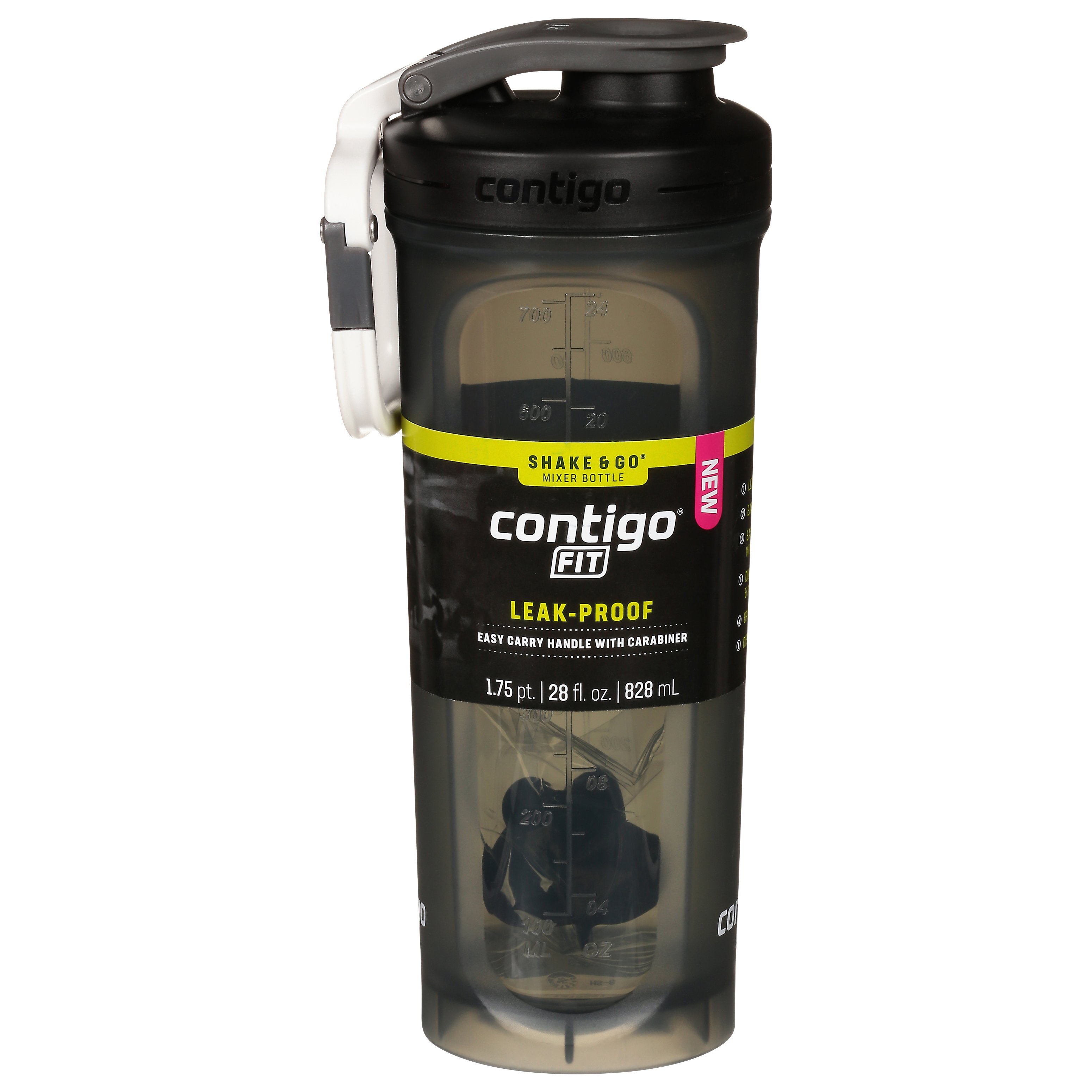 Contigo Shake & Go Fit Shaker Bottle, 28oz, Carolina Blue