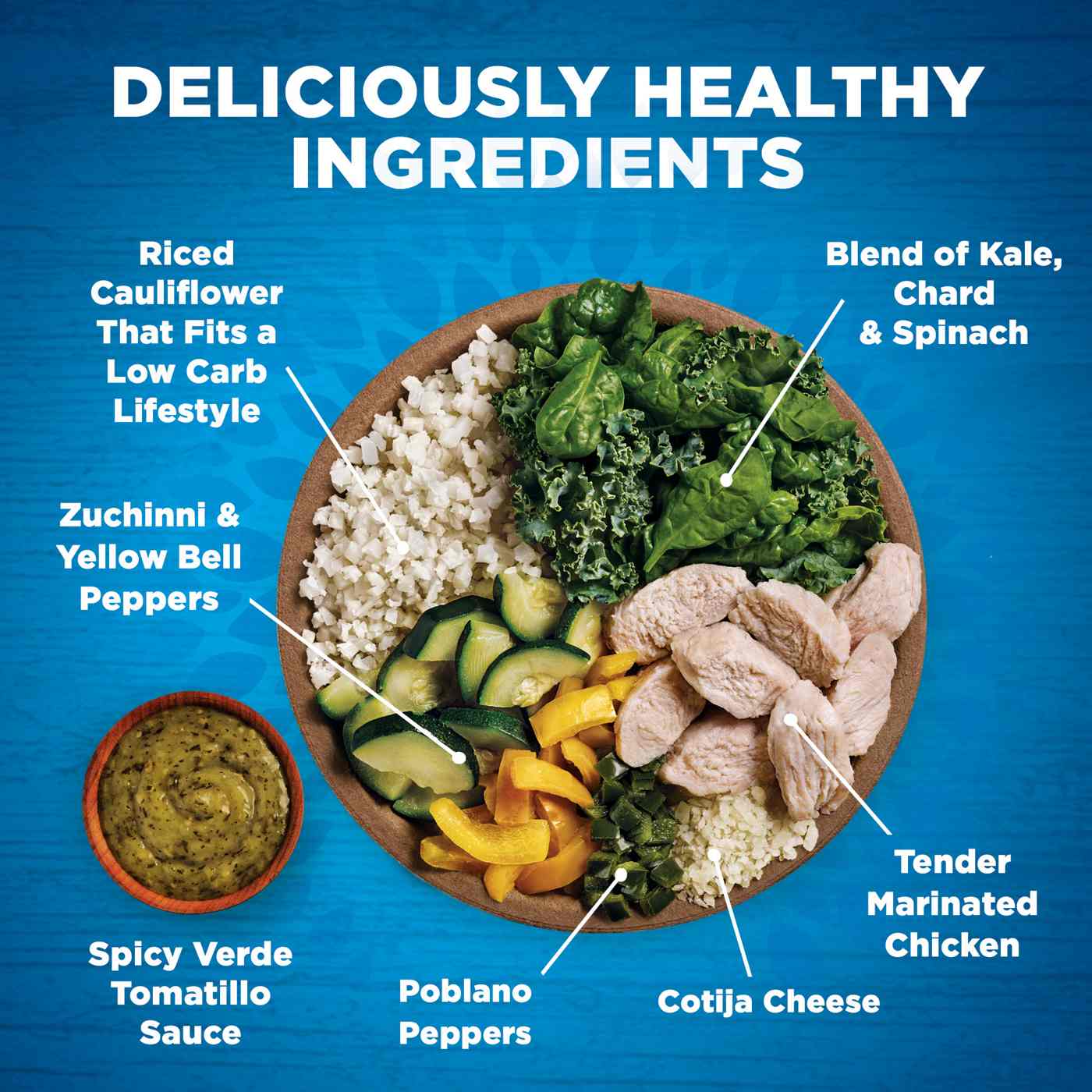 Healthy Choice Zero Low Carb Lifestyle Verde Chicken Frozen Meal; image 4 of 7