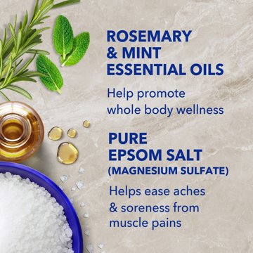 Dr Teal's Pure Epsom Salt Soaking Solution - Rosemary & Mint, 3 lb