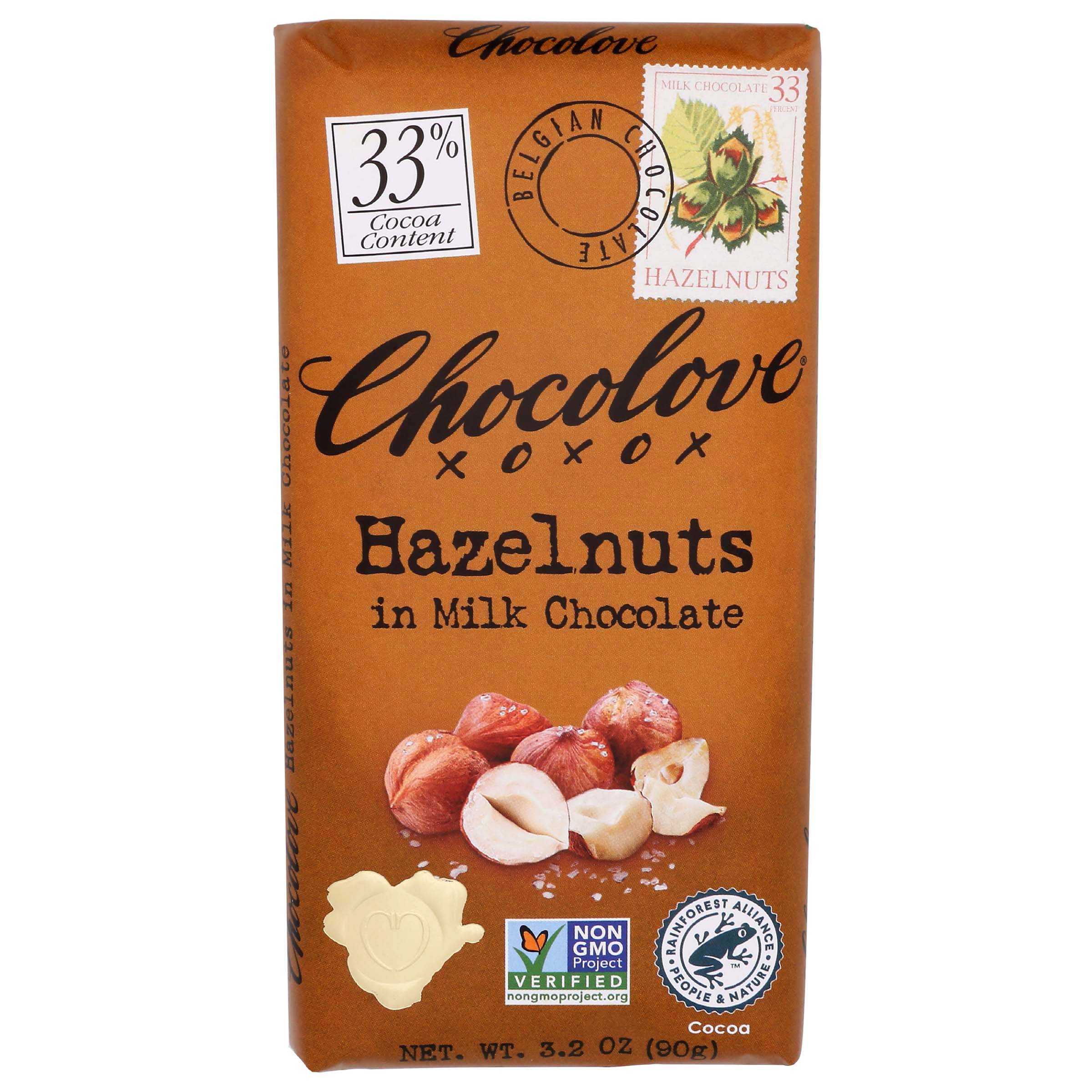 Chocolove Hazelnuts in Milk Chocolate Candy Bar Shop Candy at HEB