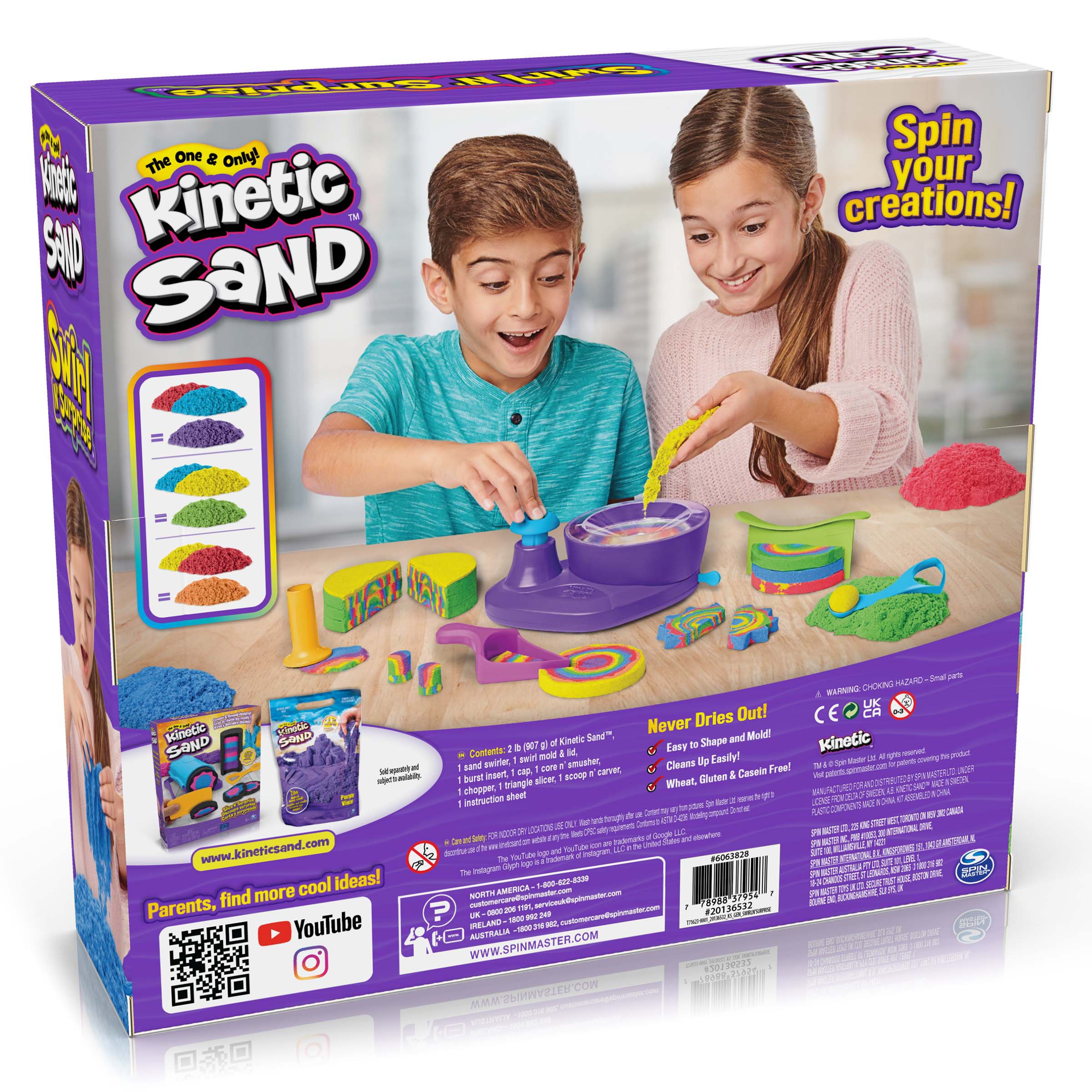 Kinetic Sand Swirl 'N Surprise - Shop Yard & Sandbox Toys at H-E-B
