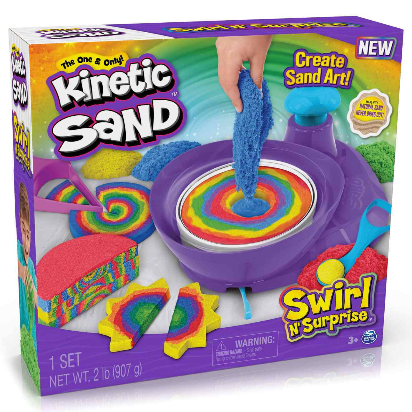 Kinetic Sand Swirl 'N Surprise; image 4 of 4