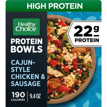 Healthy Choice Protein Bowls Cajun-Style Chicken & Sausage High Protein Frozen Meal