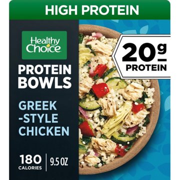Healthy Choice Protein Bowls Greek-Style Chicken High Protein Frozen Meal