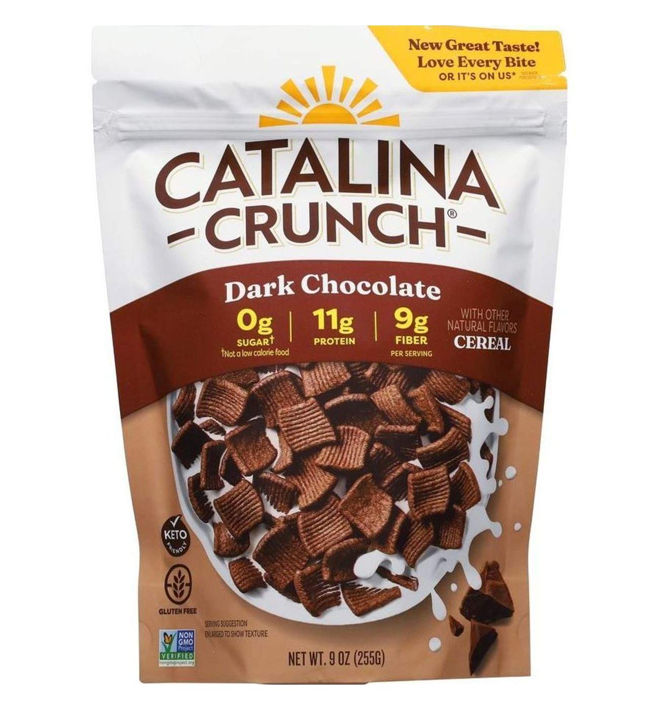 Catalina Crunch Keto Friendly Dark Chocolate Cereal; image 1 of 3