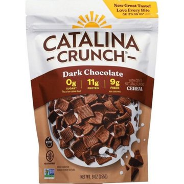 Catalina Crunch Keto Friendly Dark Chocolate Cereal, 9 oz