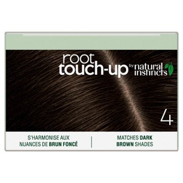 Clairol Root Touch-Up by Natural Instincts Ammonia-Free Permanent Hair Color 4 Matches Dark Brown Shades