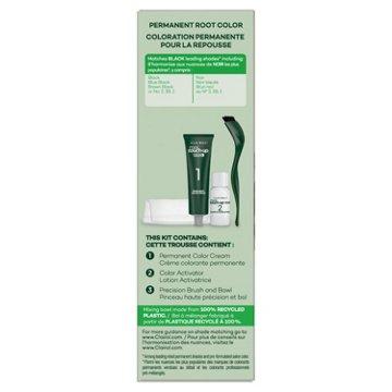 Clairol Root Touch-Up by Natural Instincts Permanent Hair Color 2 Matches Black Shades