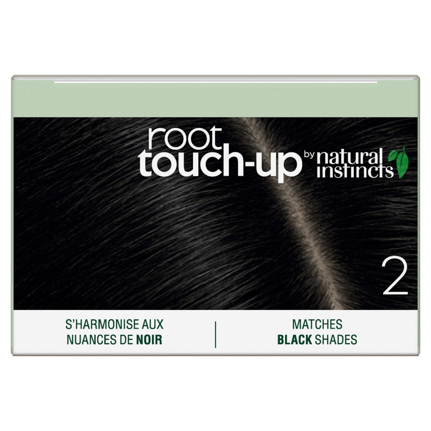 Clairol Root Touch-Up by Natural Instincts Permanent Hair Color 2 Matches Black Shades; image 5 of 6