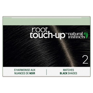Clairol Root Touch-Up by Natural Instincts Permanent Hair Color 2 Matches Black Shades
