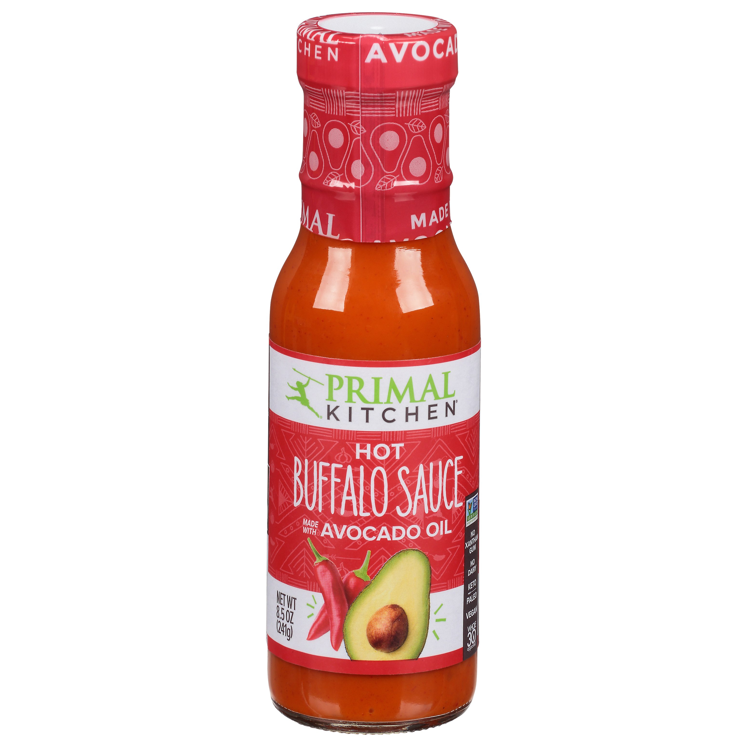 Primal Kitchen Hot Buffalo Sauce Shop Specialty Sauces At H E B   006207007 1