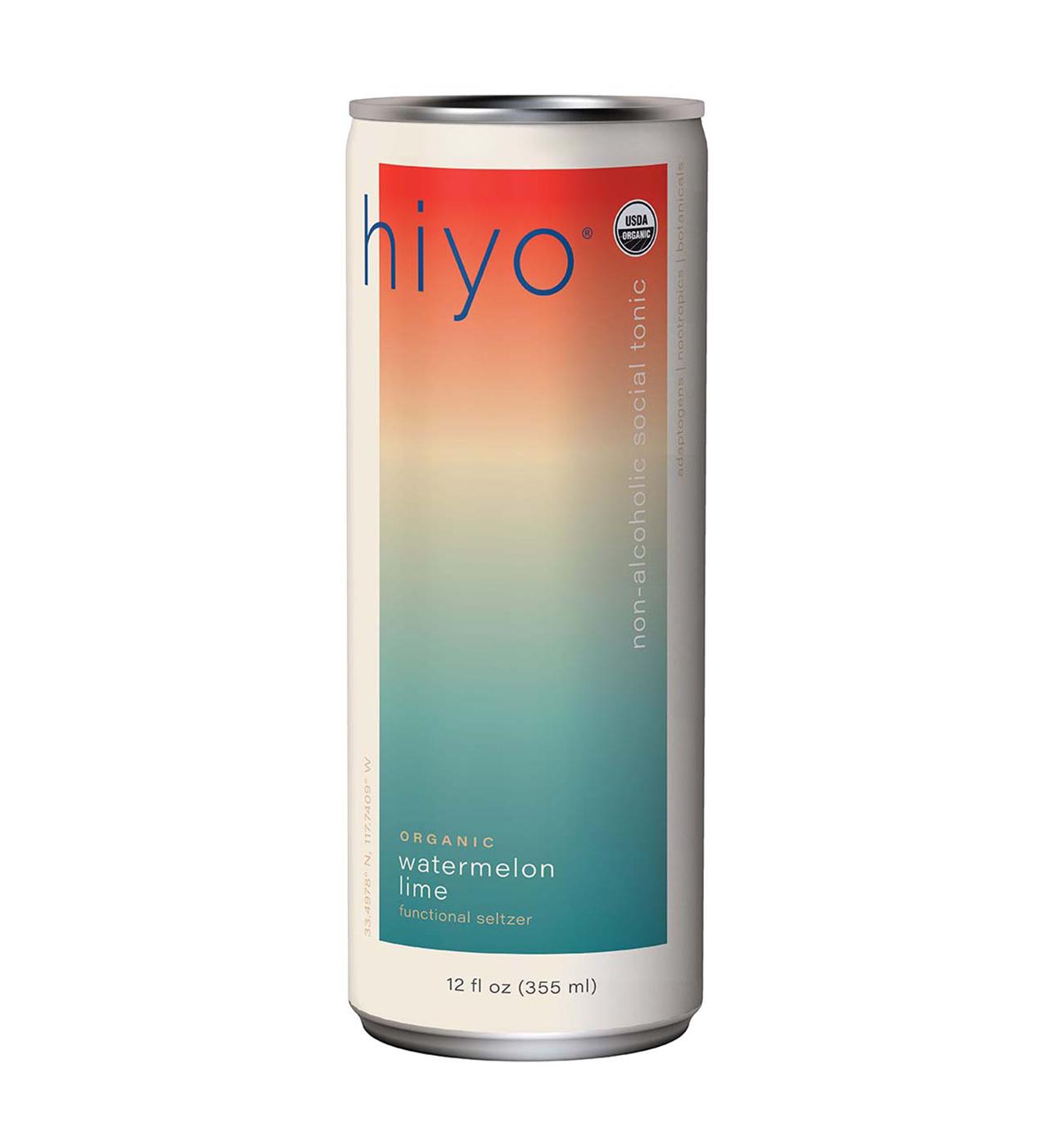 hiyo Organic Non-Alcoholic Social Tonic - Watermelon Lime; image 1 of 3