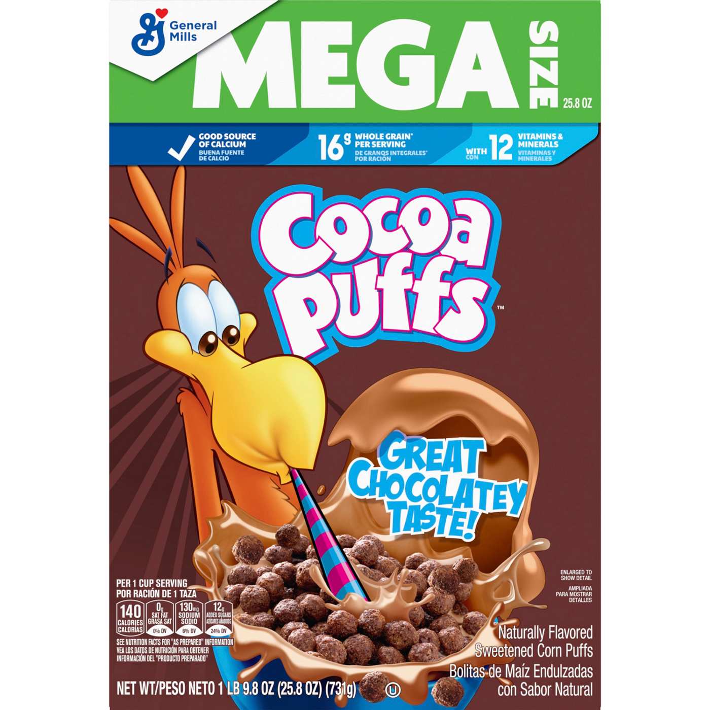 General Mills Cocoa Puffs Cereal - Mega Size; image 1 of 3