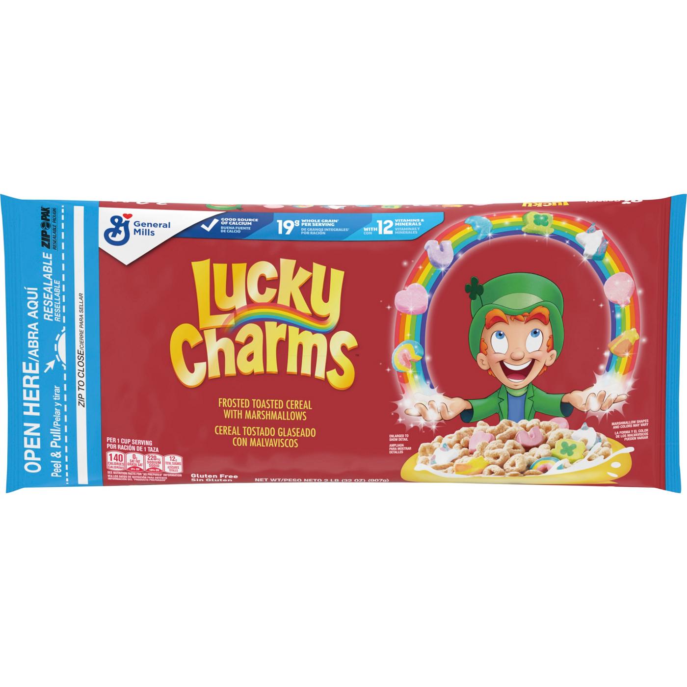 General Mills Lucky Charms Cereal Bag; image 1 of 6