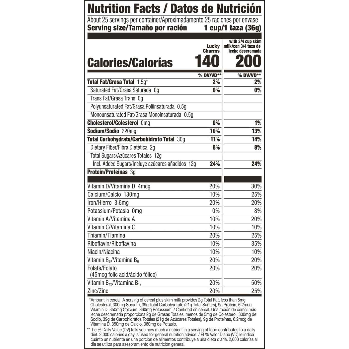 General Mills Lucky Charms Cereal Bag; image 3 of 6