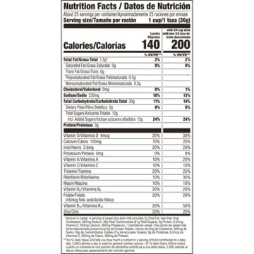 General Mills Lucky Charms Cereal Bag, 32 oz