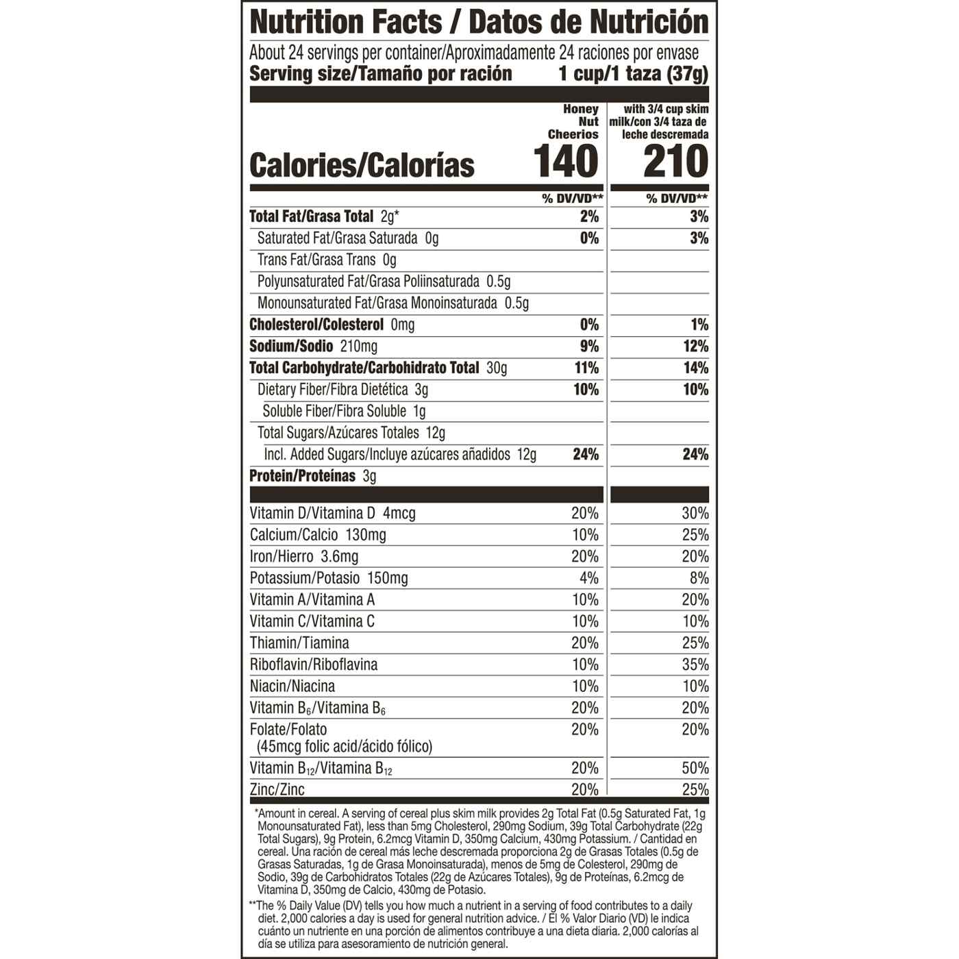 General Mills Honey Nut Cheerios Cereal Bag; image 3 of 5