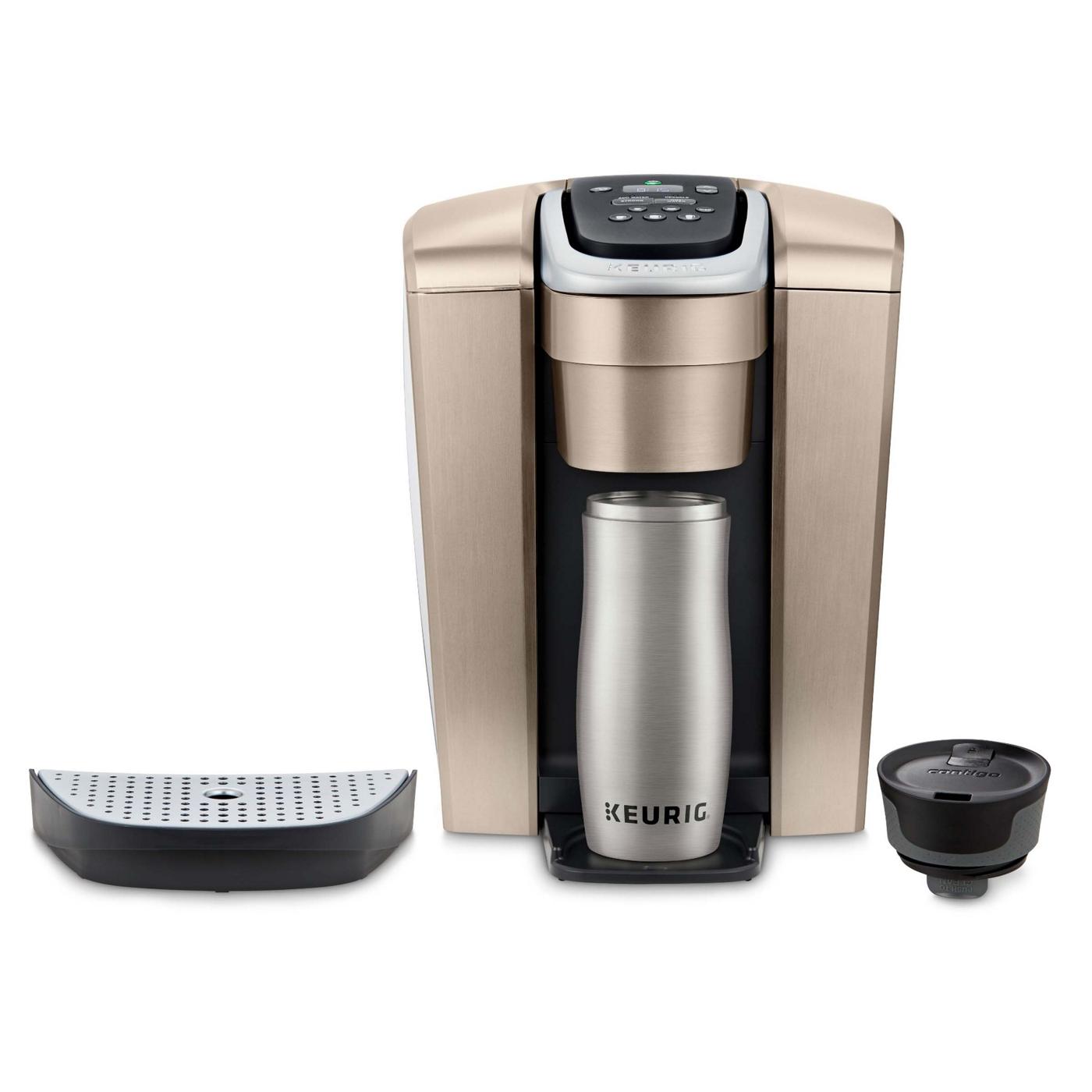 Keurig K-Elite Brushed Silver Programmable Single-Serve Coffee Maker at