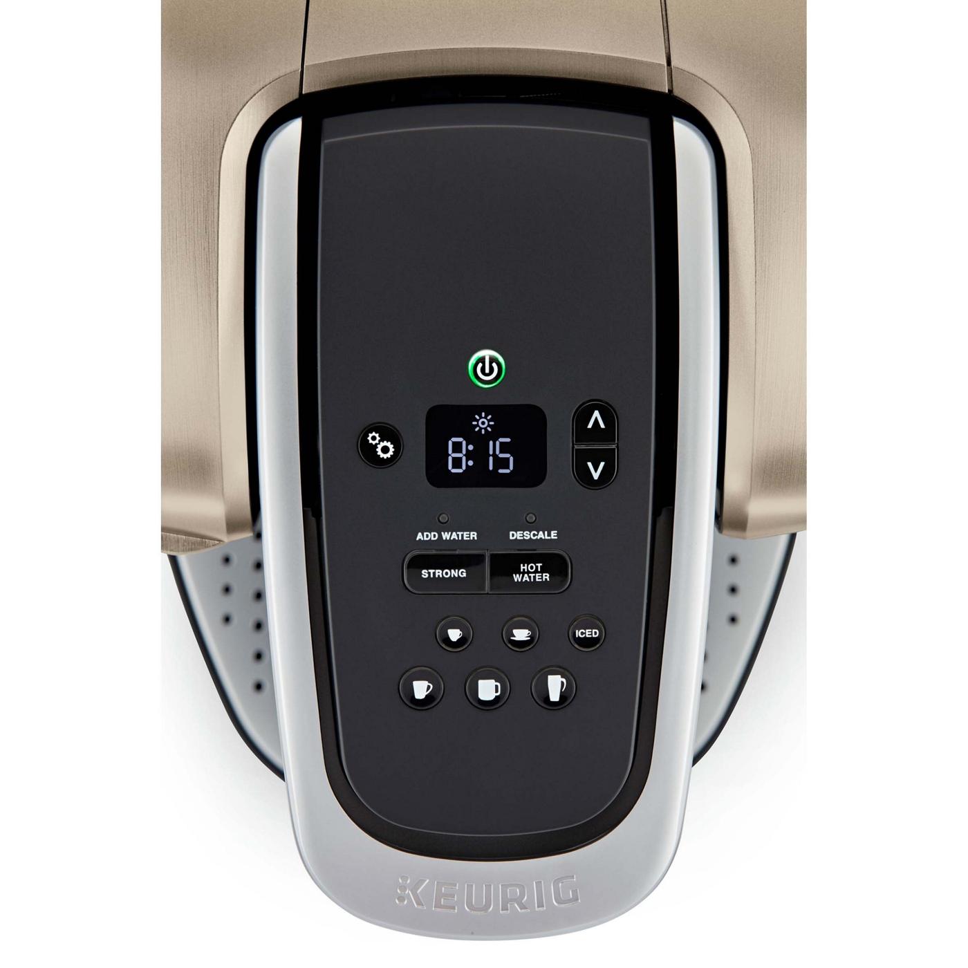 Keurig KElite Brushed Gold Single Serve Coffee Maker Shop Coffee