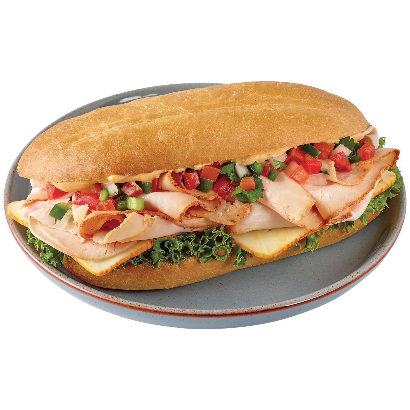 Hill Country Fare Turkey & Muenster Cheese Torta Shop Sandwiches at HEB